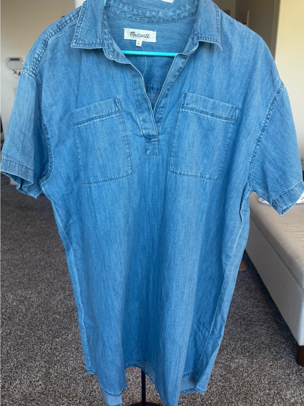 Madewell Denim Dress Size Large
